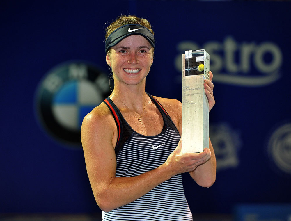 Elina Svitolina emerges champion after a gruelling three hour battle in the  BMW Malaysian Open 2016