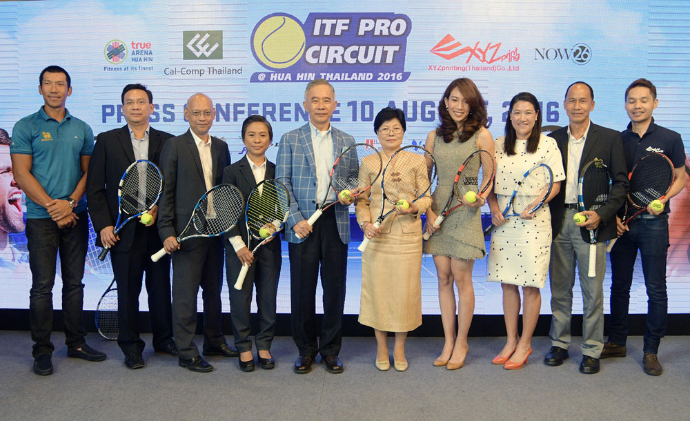 สหพันธ์เทนนิสนานาชาติเลือก “ทรู อารีน่า หัวหิน” จัดเทนนิสอาชีพ ITF 13 รายการ โดยมี “แคล-คอมพ์” เป็นผู้สนับสนุนหลัก
