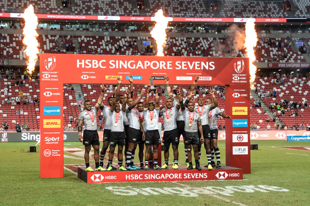 Fiji Takes First HSBC Singapore Rugby Sevens Title