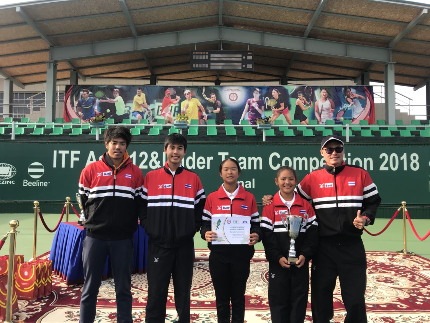 ทีมหวดหญิงไทยคว้ารองแชมป์ศึก ยู-12 เอเชีย