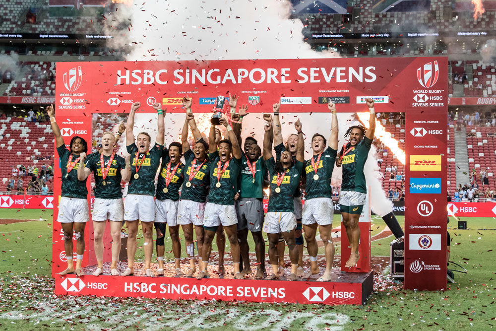 SOUTH AFRICA TRIUMPH TO TAKE FIRST HSBC SINGAPORE RUGBY SEVENS TITLE