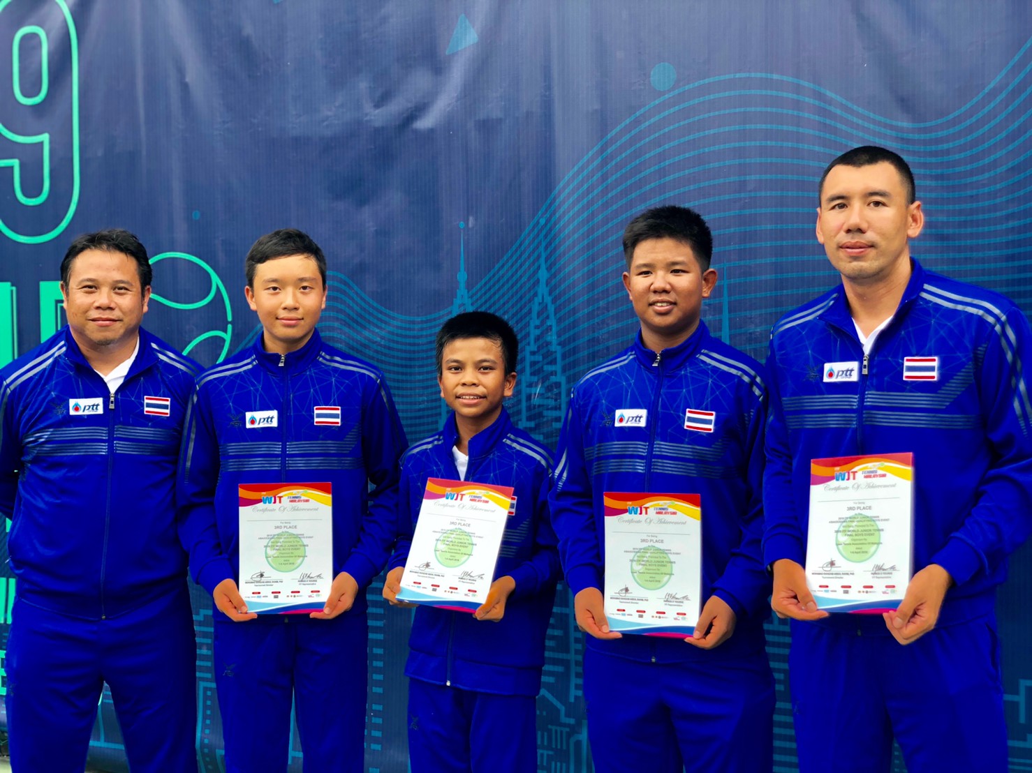 ทีมหวดยู-14ชายไทยได้ที่ 3 เอเชีย คว้าสิทธิ์ลุยศึกชิงแชมป์โลกที่เช็ก