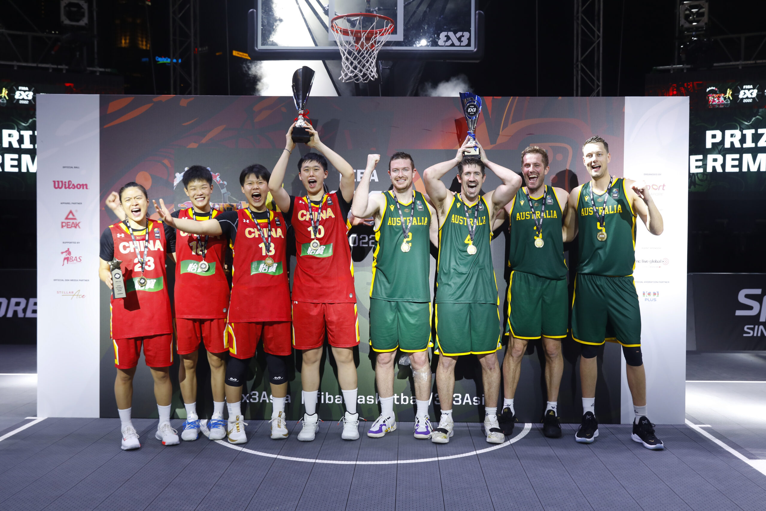 Australia and China win FIBA 3×3 Asia Cup 2022