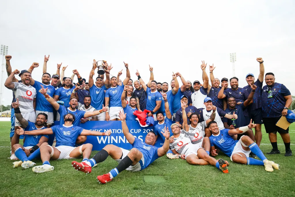 Samoa win the World Rugby Pacific Nations Cup 2022
