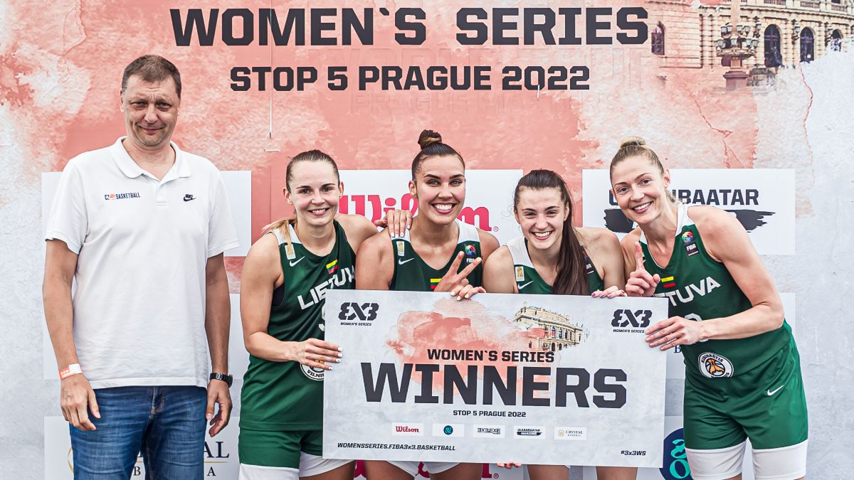 Lithuania get their first 3×3 Women’s Series win<br>in Prague