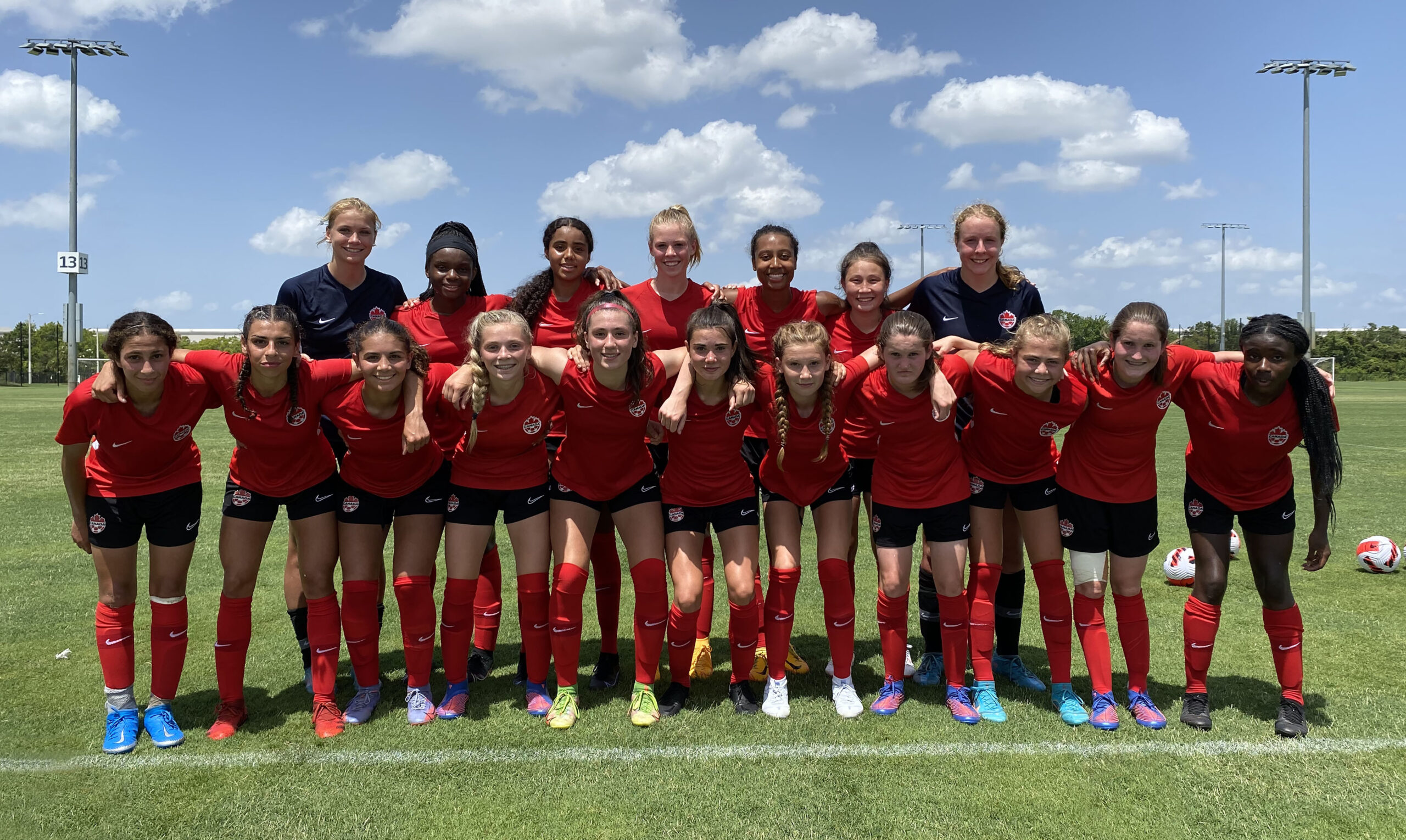 Canada won 4:1 over Puerto Rico at the Concacaf Girls’ Under-15 Championship