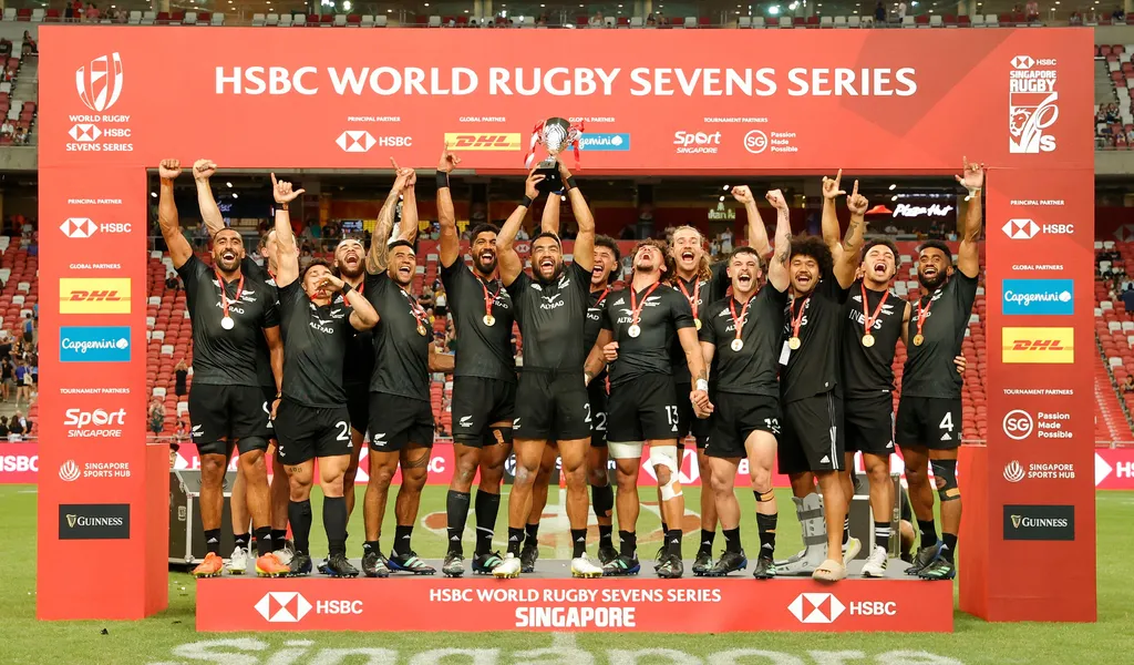 Paris-bound New Zealand capture HSBC Singapore Rugby Sevens title