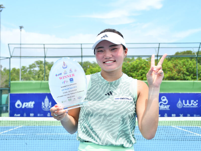 สาวญี่ปุ่นคว้าแชมป์ที่ไทย 2 สัปดาห์ติด หนุ่มจีนขึ้นแท่นปิดศึกไอทีเอฟเวิลด์ทัวร์
