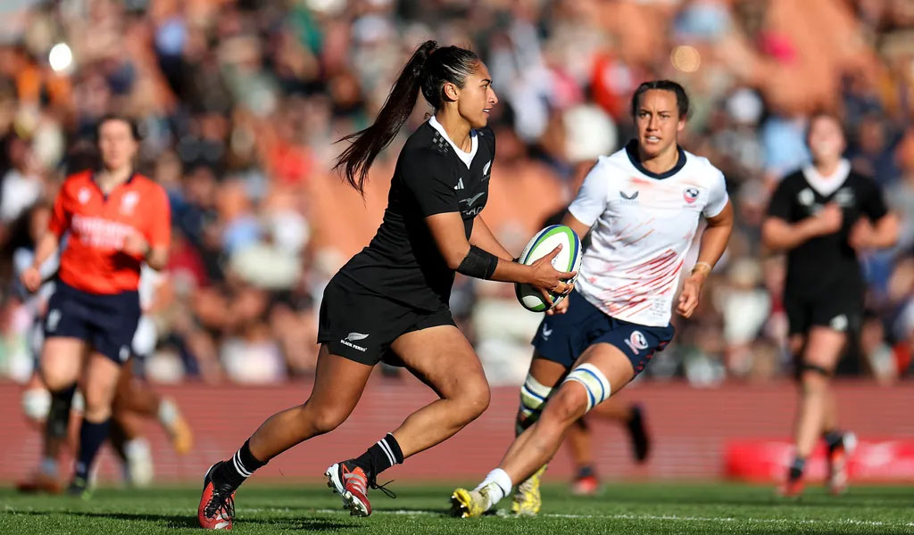 Paul stars as Black Ferns kick off Pacific Four Series challenge with nine-try win over USA