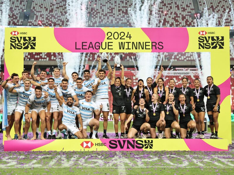 Argentina and New Zealand win HSBC SVNS 2024 league titles in Singapore